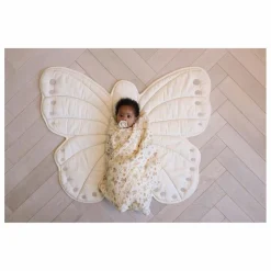 Hot Cam Cam Tapis d'éveil Papillon | Ecru