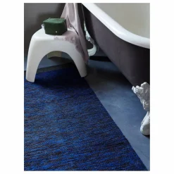 La cerise sur le gâteau Tapis en coton recyclé Matt | Bleu Clearance