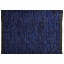 La cerise sur le gâteau Tapis en coton recyclé Matt | Bleu Clearance