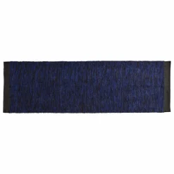 La cerise sur le gâteau Tapis en coton recyclé Matt | Bleu Clearance