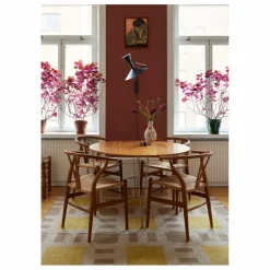 Layered Tapis en jute Late Breakfast, Evelina Kroon |