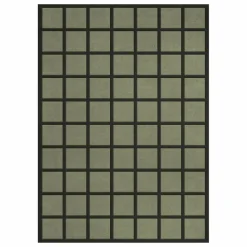 Discount Layered Tapis en laine Avenue | Vert olive