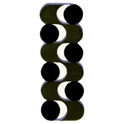 Mapoésie Tapis en laine Nymphe | Vert kaki Best