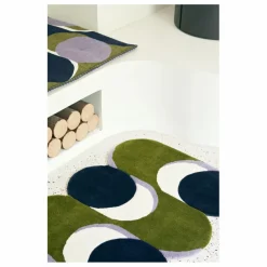 Mapoésie Tapis en laine Nymphe | Vert kaki Best