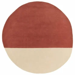 Nanimarquina Tapis en laine Pearls | Brique Hot