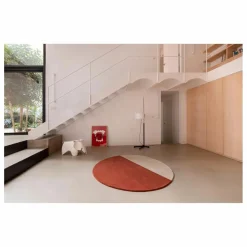 Nanimarquina Tapis en laine Pearls | Brique Hot