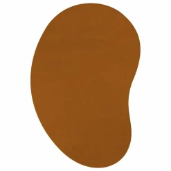 Sale Layered Tapis en Laine Residue | Ocre