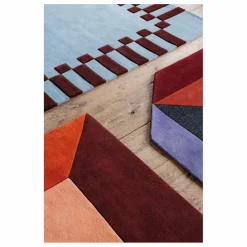 Layered Tapis en laine Teklan Box, Tekla Evelina Severin |