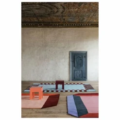 Layered Tapis en laine Teklan Box, Tekla Evelina Severin |