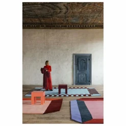 Layered Tapis en laine Teklan Box, Tekla Evelina Severin |