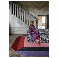 Layered Tapis en laine Teklan Crystal, Tekla Evelina Severin