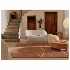 Ferm Living Tapis Gesso | Terracotta New