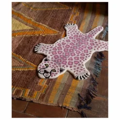 Enfant Doing Goods Tapis léopard Lilly | Lilas