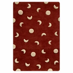 Enfant Maison Deux Tapis Lunes en laine |