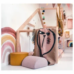 Studio Loco Tapis mural Lapin Multicolore Hot