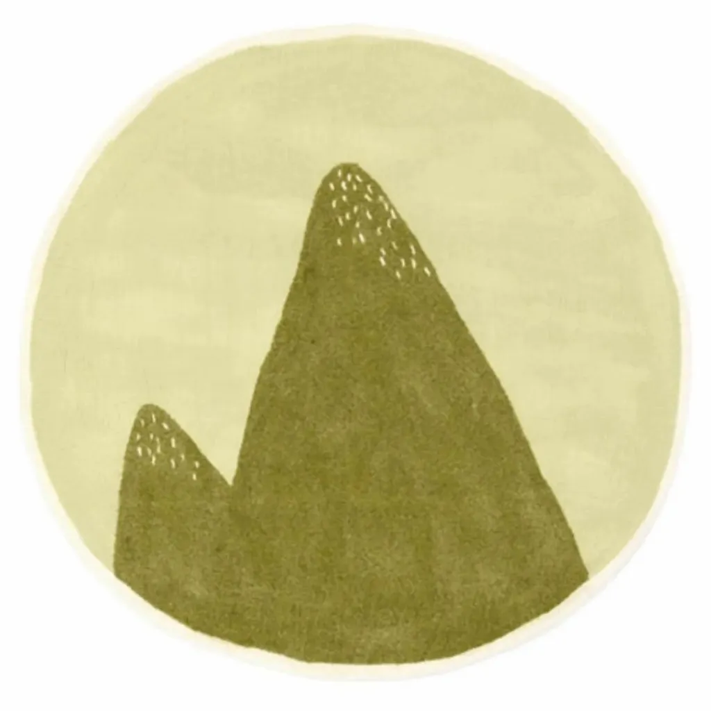 Hot Muskhane Tapis Pasu Montagne en feutre | Beige