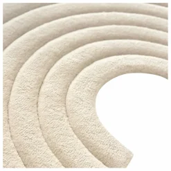 Maison Deux Tapis Rainbow en laine Naturel Discount