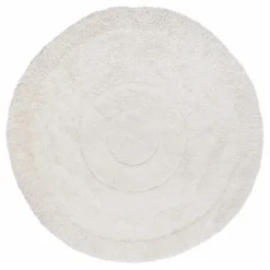 Lorena Canals Tapis rond Arctic circle 250x250 cm | Blanc