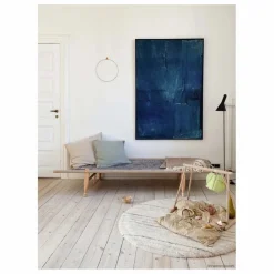 Lorena Canals Tapis rond Arona en laine | Blanc coton Outlet