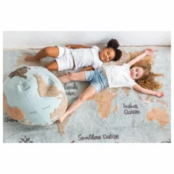 Lorena Canals Tapis World map Multicolore Sale