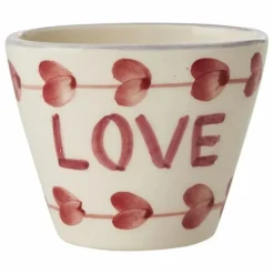 Rice Tasse à expresso en céramique Love | Ecru