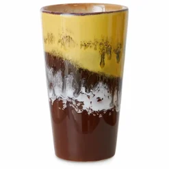 HKliving Tasse en grès | Marron New