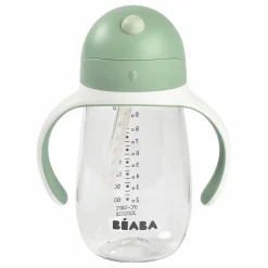 Béaba Tasse paille-300 ml | Sauge