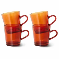 Sale HKliving Tasses à café 70's - Set de 4 | Ambre