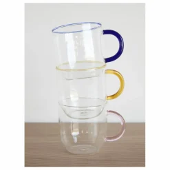 Hübsch Tasses en verre - Set de 4 Transparent Discount
