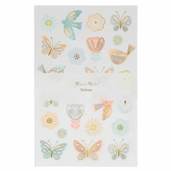 Meri Meri Tatouages temporaires Oiseaux et papillons Multicolore Online