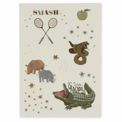 Enfant Konges Sløjd Soins Du Corps|Soins Du Corps|Tatouages temporaires Panda