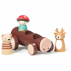 Tender Leaf Toys Taxi des animaux de la forêt Multicolore