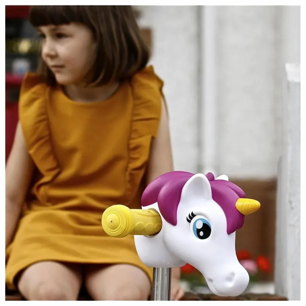 New Micro Tete de licorne pour trottinette | Blanc