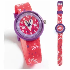 Clearance Djeco TICLOCK - Montre Coeur | Rouge