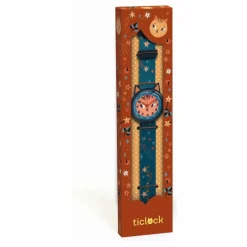 Outlet Djeco TICLOCK - Montre Ecureuil | Bleu foncé