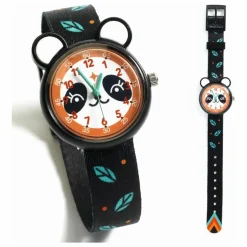 Djeco TICLOCK - Montre Panda | Noir Hot