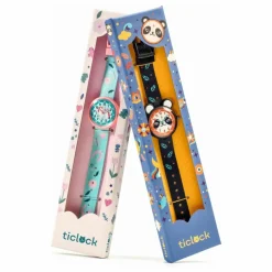 Djeco TICLOCK - Montre Panda | Noir Hot
