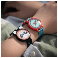 Djeco TICLOCK - Montre Super-héros | Bleu canard Clearance