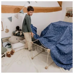 Sale Sarbakane Toiles en tissus Nuit Etoilée - Pack Ecureuil Bleu nuit