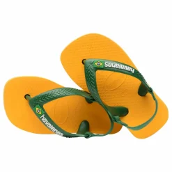 Best Havaianas Tongs Baby Brasil Logo | Jaune