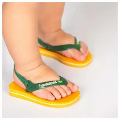 Best Havaianas Tongs Baby Brasil Logo | Jaune