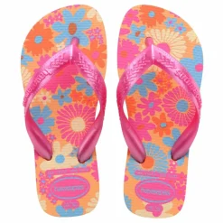 Havaianas Tongs Bébé Flores | Orange Sale