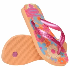 Havaianas Tongs Bébé Flores | Orange Sale