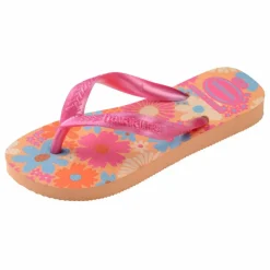 Havaianas Tongs Bébé Flores | Orange Sale