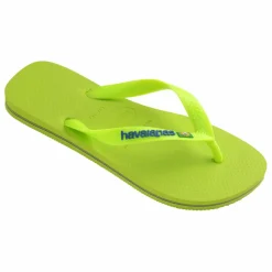 Femme Havaianas Tongs Brasil Logo Néon |