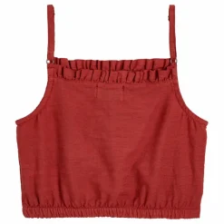 Bobo Choses Top à Bretelles Brodé Tomates | Rouge Discount