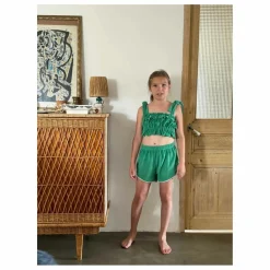 Clearance We Are Kids Top Alba Eponge Bio | Vert sapin