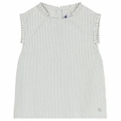 Petit Bateau Top Bictoire Popeline Coton Bio | Blanc Online