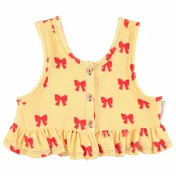 Piupiuchick Top Court Nœud Eponge Bio | Jaune Online