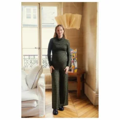 Paloma Collection Top de Grossesse Mathilda Seventies | Vert kaki Hot